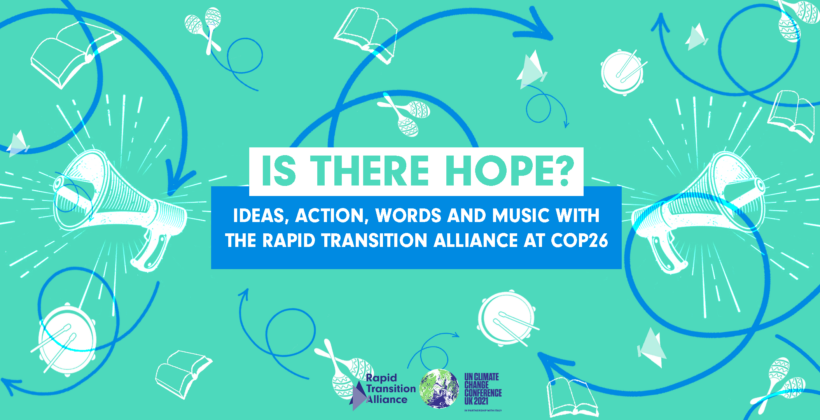 Cop26 event banner title